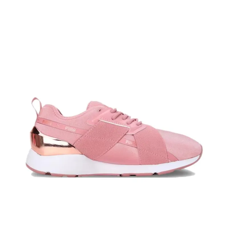 PUMA Anti-Slip Wear-Resistant Low-Top Casual Shoes Women's Pink-1