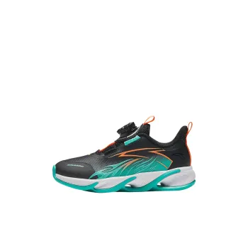 Antakids Lightweight Cushioning Low Top Kids' Running Shoes Black Green Orange Children Aged 3 7 Years Old