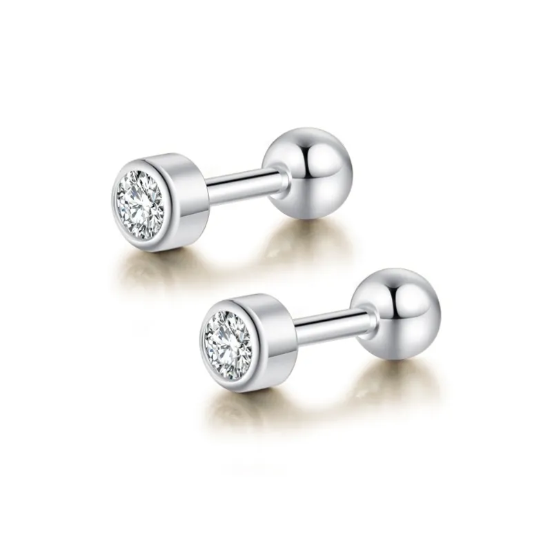 KiNGZiT Titanium Steel Stud Earrings Unisex-5