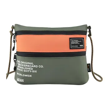 Vans Nylon Fabric With Canvas Shoulder Bag Canvas Bag Crossbody Bag Regular Unisex Army Green