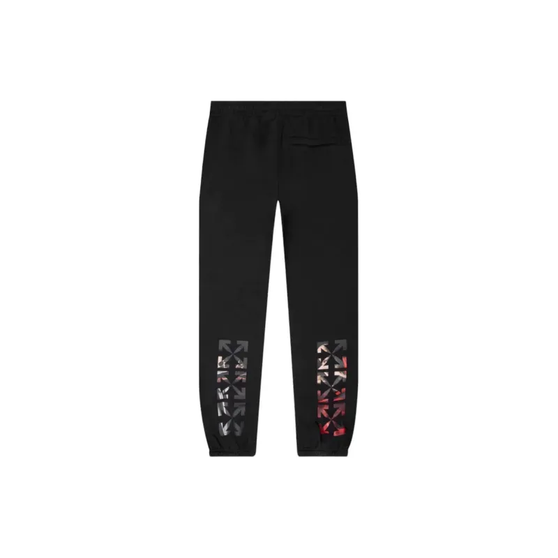 OFF-WHITE Caravag Paint Shorten Sweatpant -1