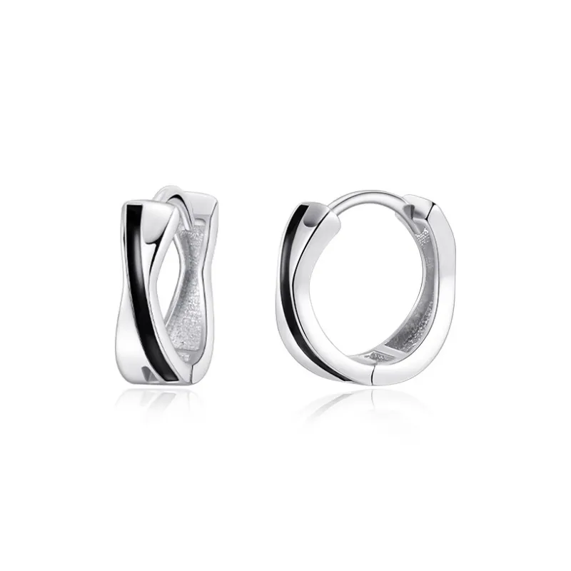Lang Wind S925 Silver Earrings Unisex-0
