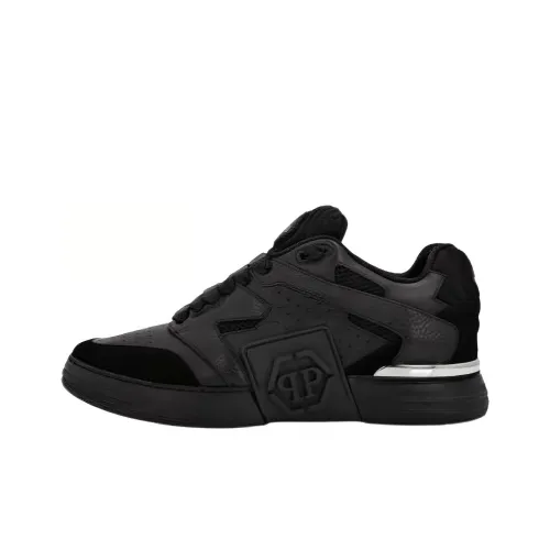 PHILIPP PLEIN Phantom Street Leather Sneakers