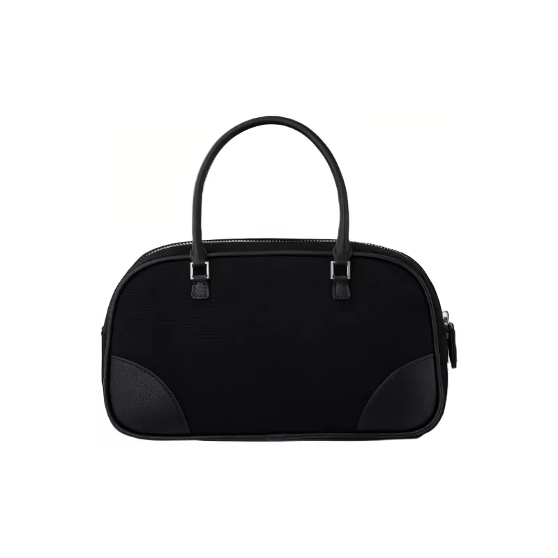 NIEEH Cotton Handbag Regular Women's Black-0