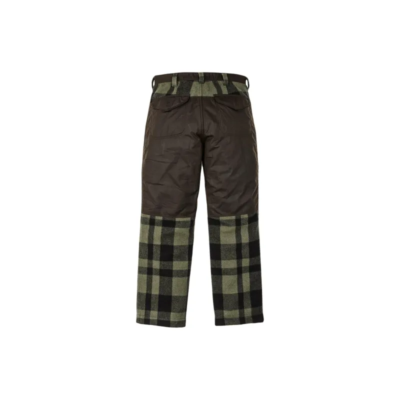 Filson FW24 Casual Pants Men's Green And Black Mixing-1