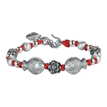 Ascending S999 Fine Silver Bracelets Unisex