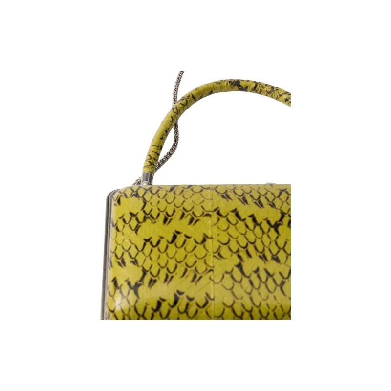 PRADA Leather Clutch Women's Ivy Green-4