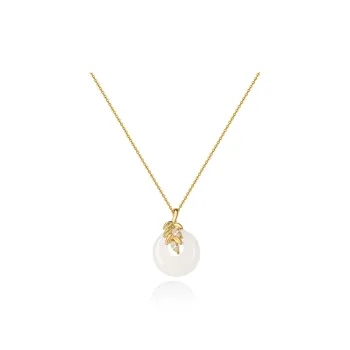 DODOGOGO Alloy Necklaces Women's Green/White, Packaging
