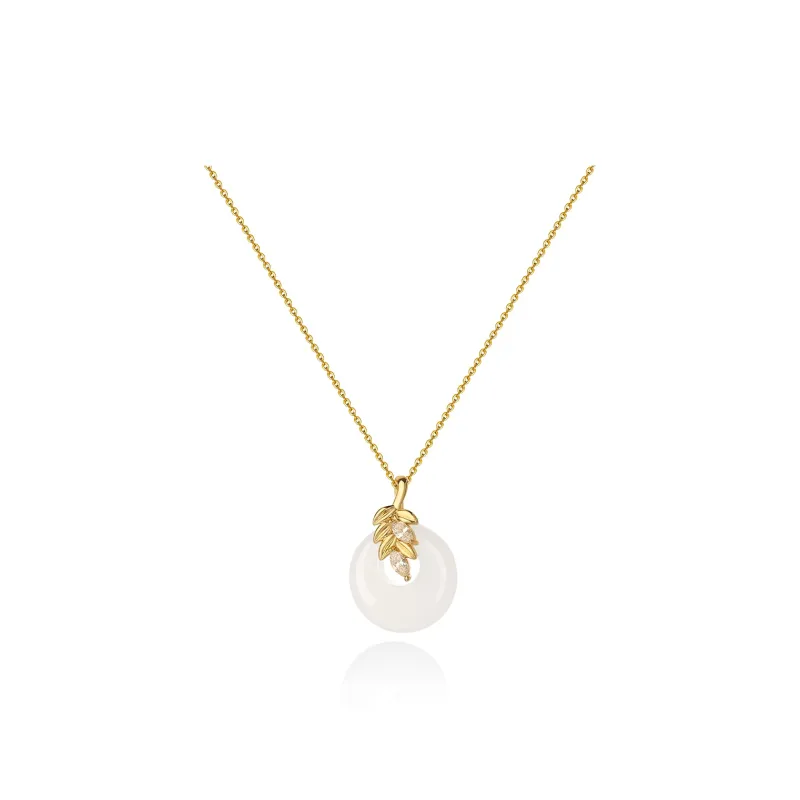 DODOGOGO Alloy Necklaces Women's Green/White, Packaging-3