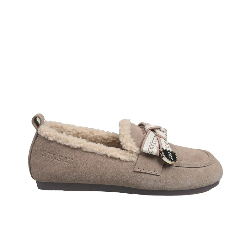 ST&SAT Loafers Women's Brown/Red Brown/Khaki/Khaki Gray-22