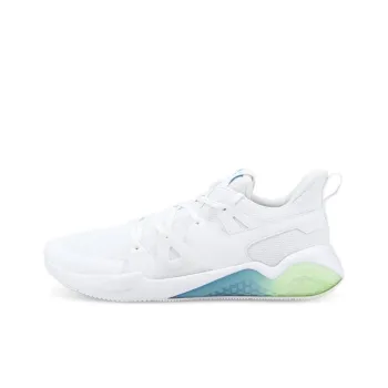 PUMA Cell Fraction Anti Slip Wear Resistant Low Top Training Shoes Men's White