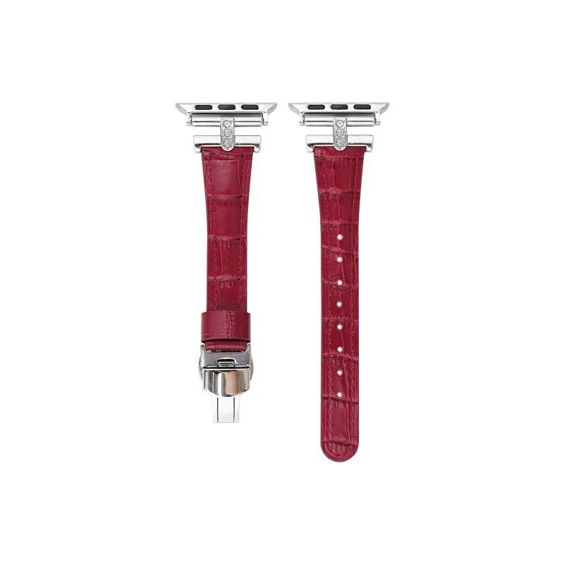 Warbler Dew Apple Compatibility Watch Band Genuine Leather Material-18