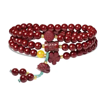 Kim Ka Fook Cinnabar Bracelets Unisex