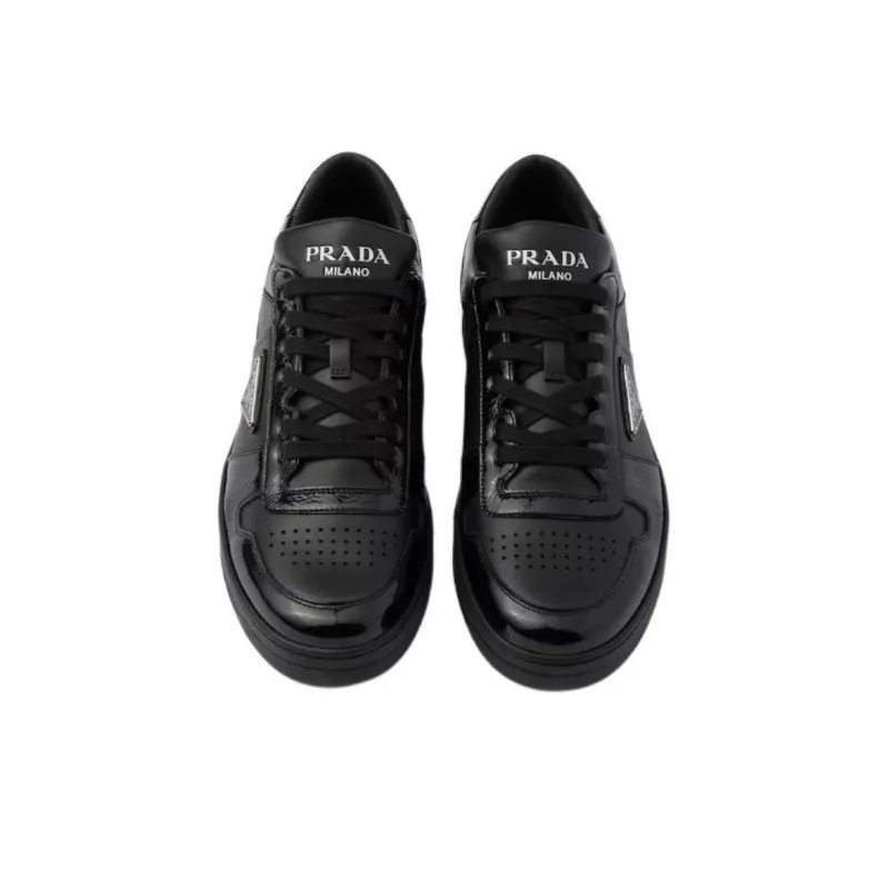 PRADA Prada Downtown Low Top Skateboard Shoes Men's Black-4