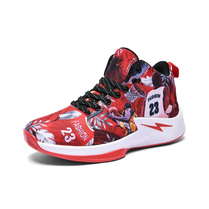 Black tailed Deer Shock Absorbers With Slip Resistant And Abrasion Resistant Properties Mid Top Basketball Shoes Men's-16