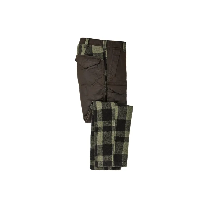 Filson FW24 Casual Pants Men's Green And Black Mixing-2