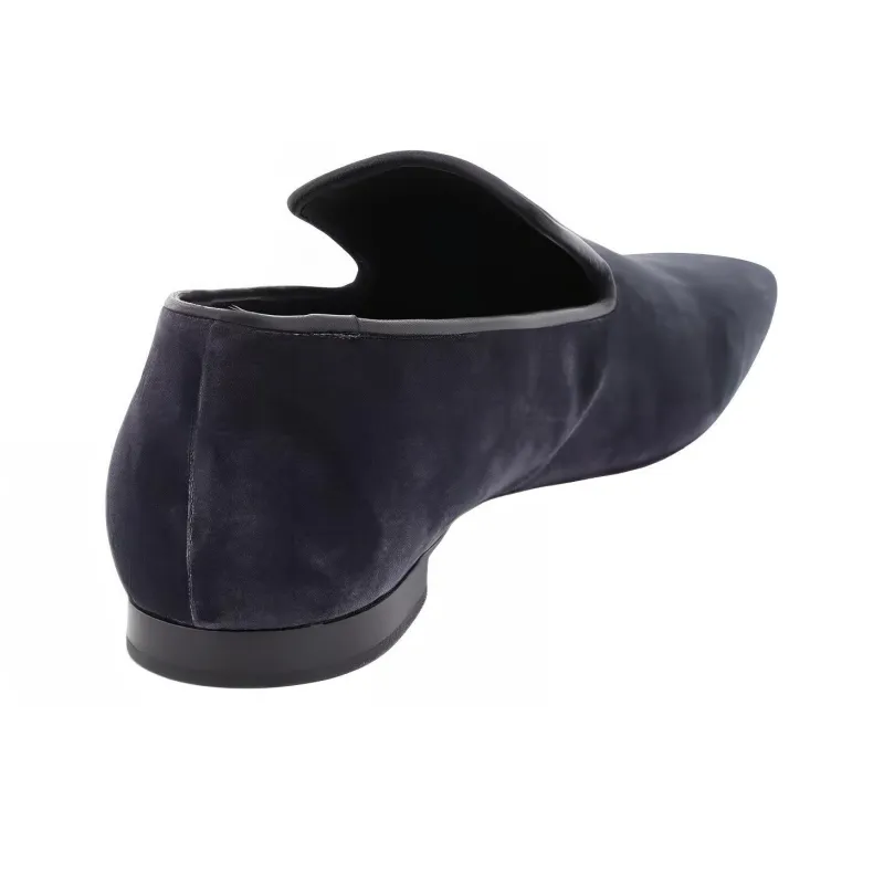 TOTEME The Venetian Velvet Loafers Women's-3