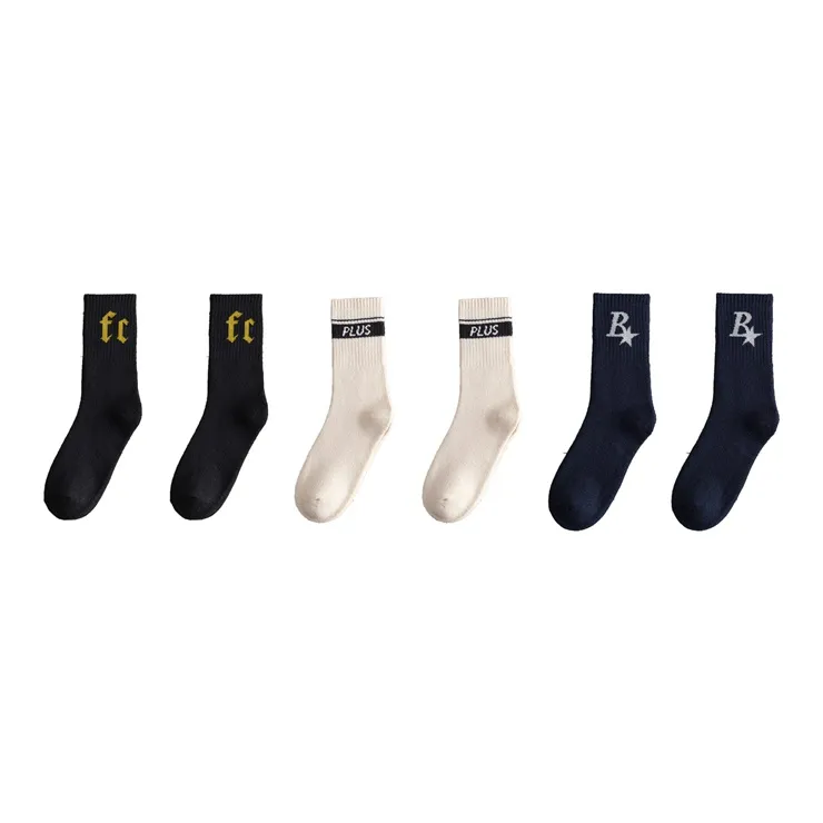 Cotton Gene Mid Calf Socks Men's Combo Set-21