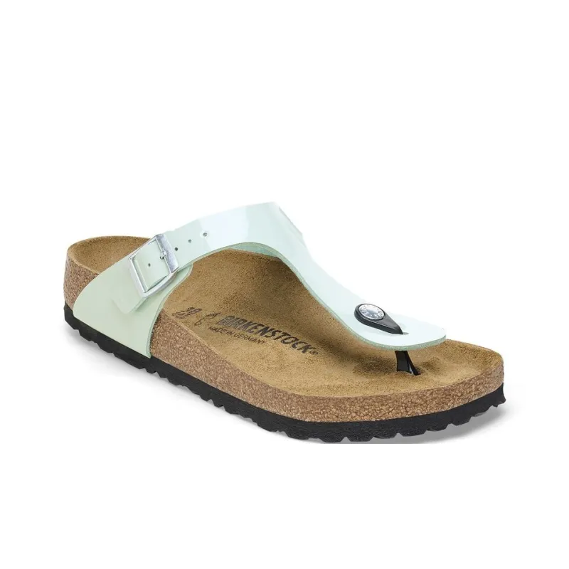 Birkenstock Gizeh Series EVA Abrasion-Resistant Flip Flops Women's Surfing Green Narrow Fit-1