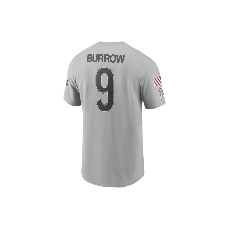 Nike Joe Burrow Cincinnati Bengals Salute To Service Men's Nike Nfl T Shirt-1
