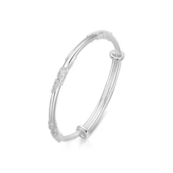 Chongqing Gold Store 999 Fine Silver Bangles Women's