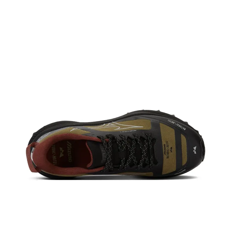 Mizuno Pi Plus PL Outdoor Shoes Unisex Low Top Splat Black/Yellow Green-3