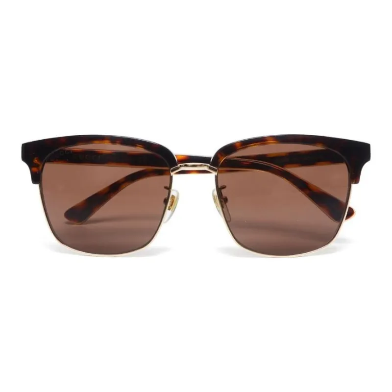 GUCCI 2000s Web-stripe Sunglasses-1