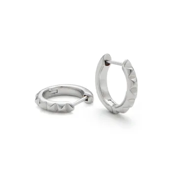 RSNY Hoop Earrings Gold Plated Copper Women's