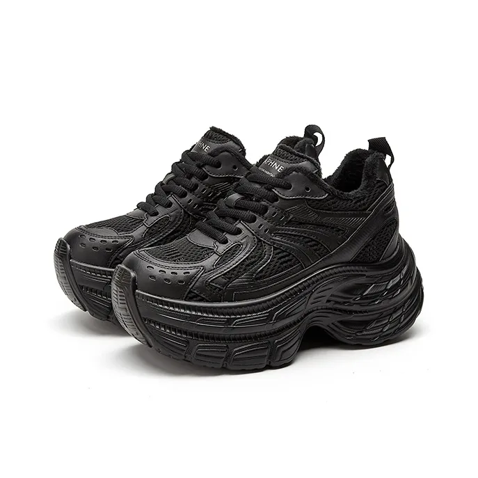 DAPHNE Slip Resistant Low Top Chunky Sneakers Women's-2