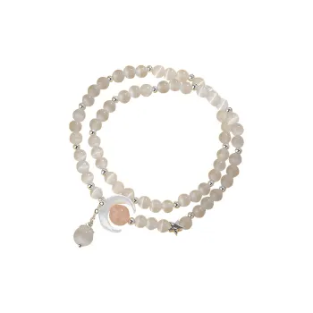 Wanshu Glass Cat Eye Bracelets Women's