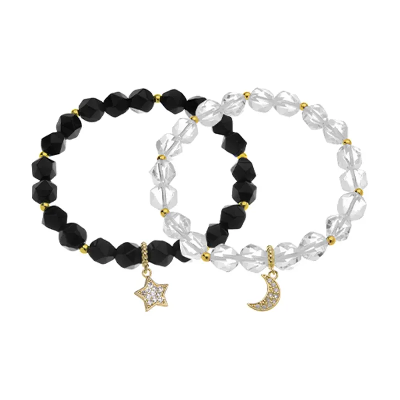 MAGICPOLE Obsidian Bracelets Unisex-4
