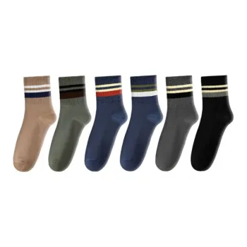 Lanza Mid Calf Socks Men's 6 Pack