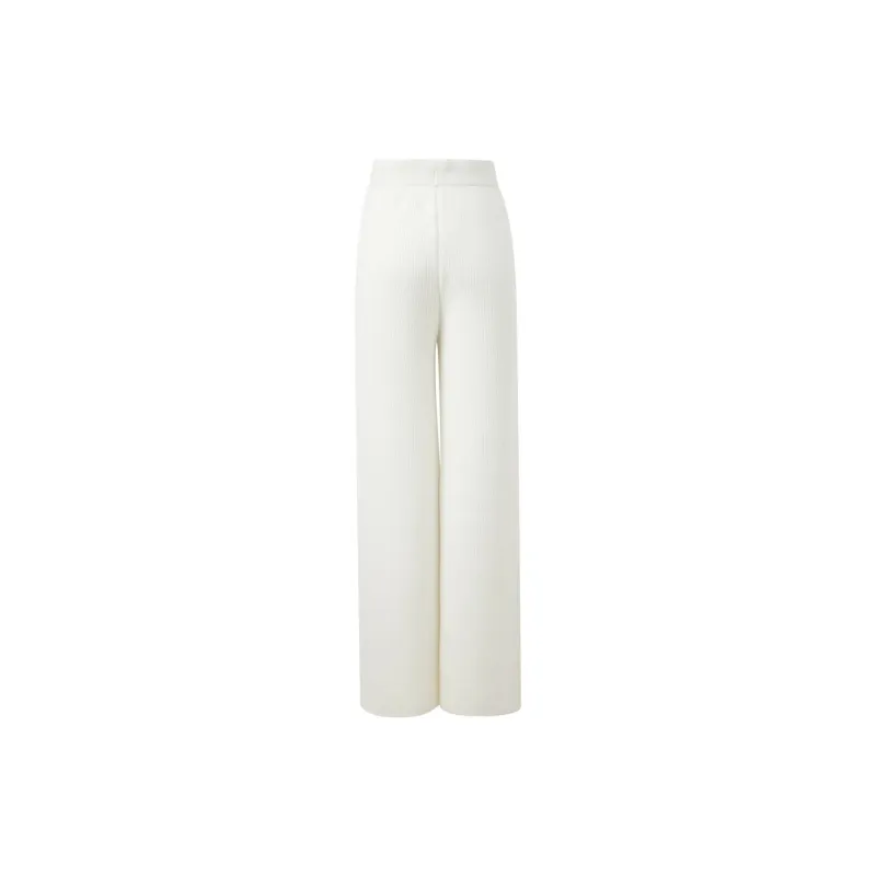 3COLOUR Casual Pants Women's Pearl White-1