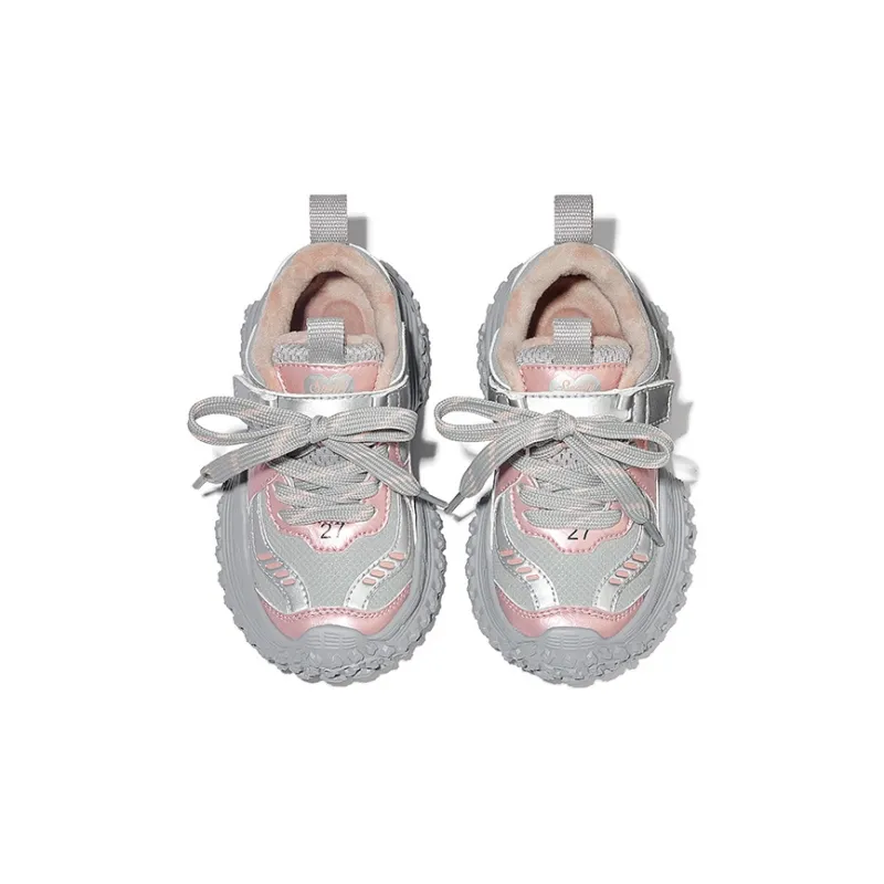Snoffy Warm Support Kids Lifestyle Shoes Silver Kids'-2