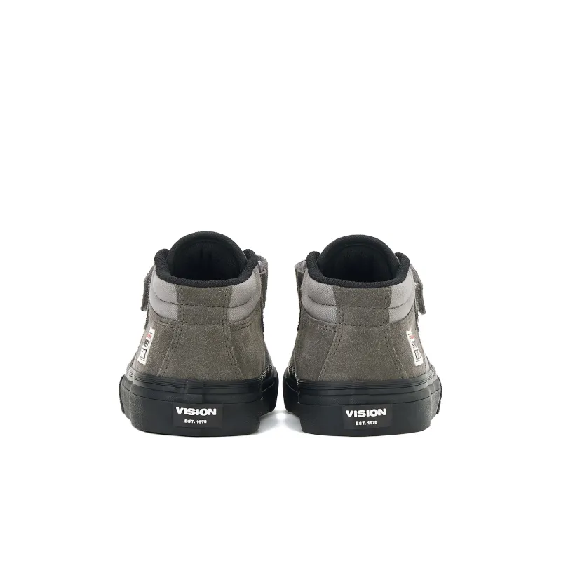 Vision Street Wear Concave Mid Top Kids' Skateboarding Shoes Heritage Gray Kids'-3