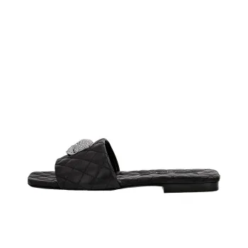 PHILIPP PLEIN Crystal skull Flat Sandals