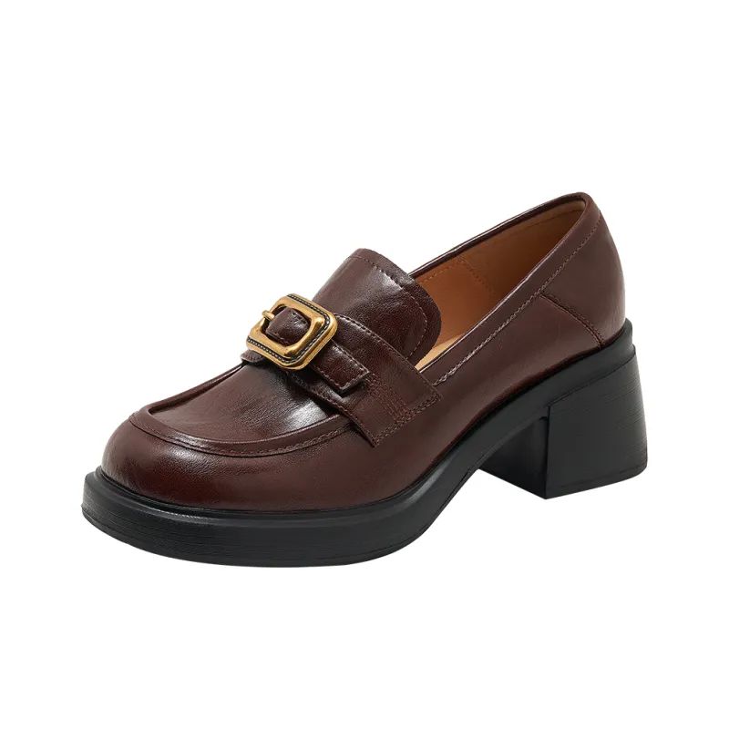 WALKER SHOP Loafers Women's Black/Burgundy-5