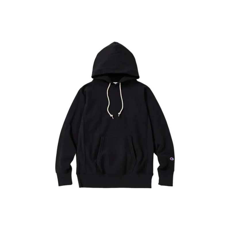 Champion Logo patch Drawstring Hoodie-7