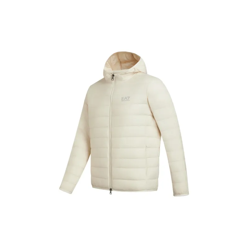 EMPORIO ARMANI EA7 FW24 Down Jacket Men's Beige Yellow-2