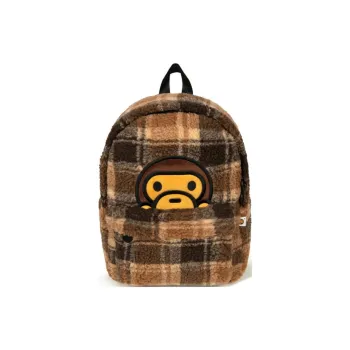 BABY MILO STORE BY A BATHING APE Fabric Backpack Regular Unisex Brown