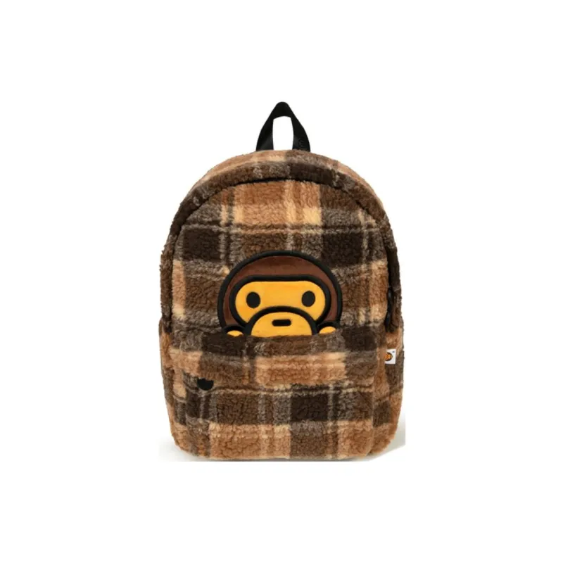 BABY MILO STORE BY A BATHING APE Fabric Backpack Regular Unisex Brown-0