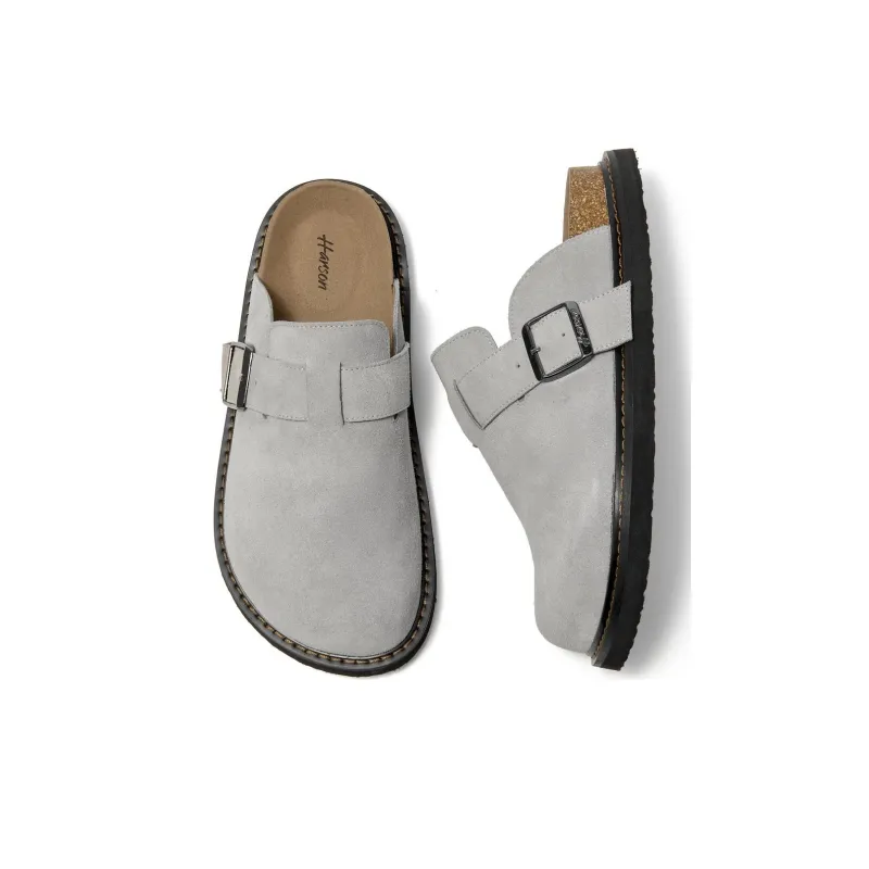 HARSON Slip Resistant Wrap toe Slippers Men's-3