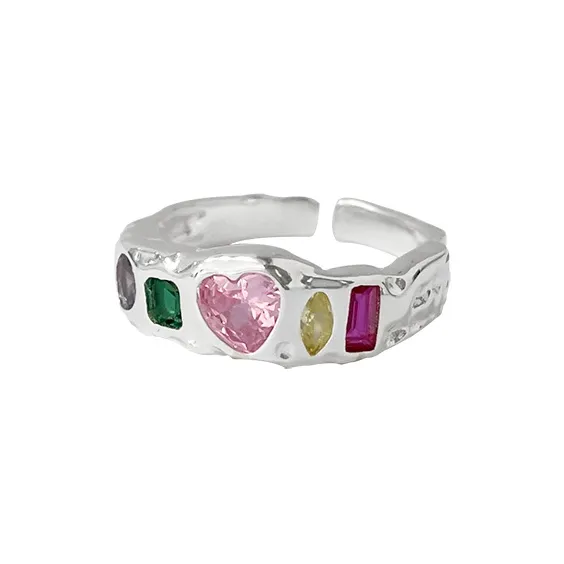 Masw 925 Sterling Silver Rings Unisex Silver-0