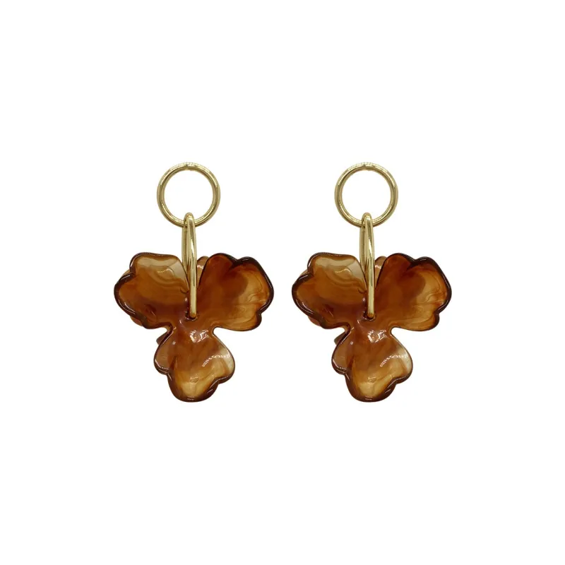 QIANFANGDAHUANGYE Acrylic Earrings Women's-0