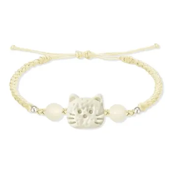 TUTAE Alloy Bracelets Women's Cream Yellow