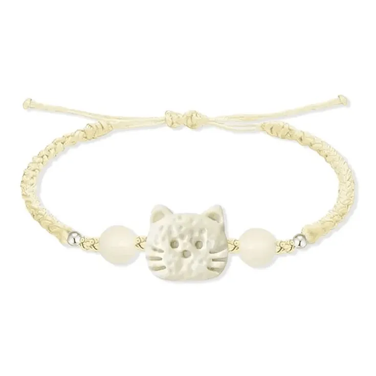 TUTAE Alloy Bracelets Women's Cream Yellow-0