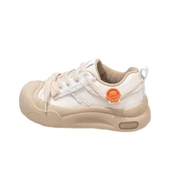 Warrior Durable Warm Low Top Casual Shoes Women's Beige Khaki