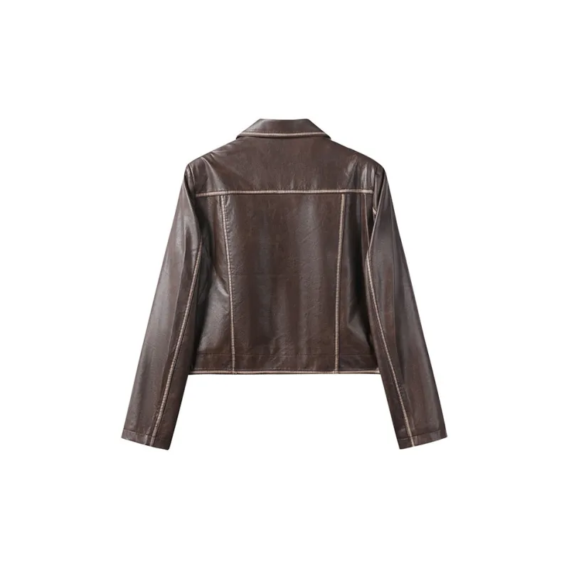 FAIRWHALE Leather Jacket Women's-1