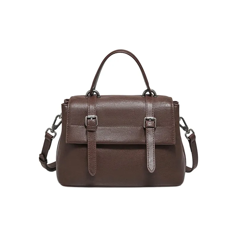 Marino Orlandi Synthetic Leather Handbag Shoulder Bag Crossbody Bag Regular Women's Black/Coffee/Caramel-3