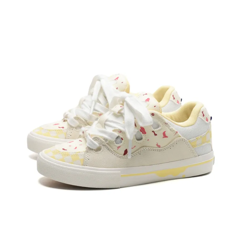 7 SEVFUN Low-Top Skateboard Shoes Unisex Strawberry Pink-10